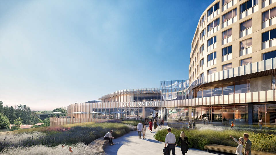 Avenue: un projet mixte ambitieux à Junglinster pour bureaux, commerces et plus encore